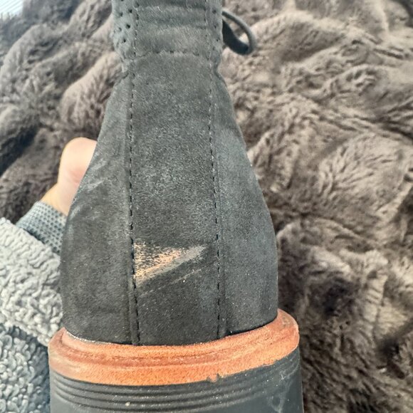 MIA Black Flat Boots Size 7 | Zip & Tie Back | Riding Style | Preloved - Picture 6 of 8